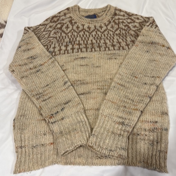 Vintage Pendleton Men’s 100% virgin wool made in the USA fisherman sweater sz. M - Picture 5 of 9